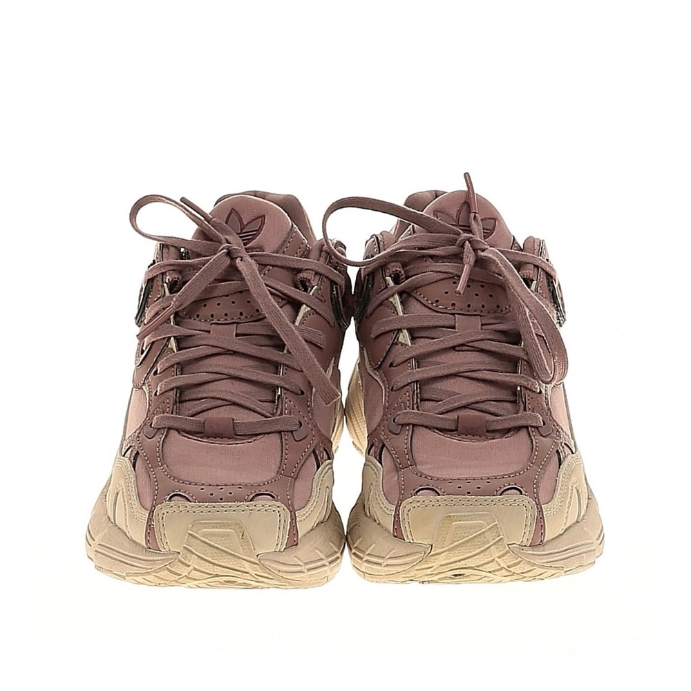 Adidas Women's Mauve and Beige Sneakers